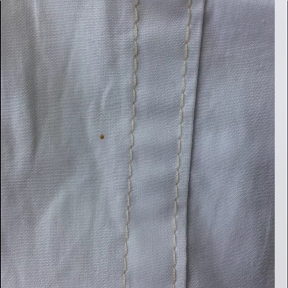 True Religion Sample Item White Men Dress Shirt Long Sleeve Cotton M - Picture 12 of 12